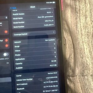 Apple iPad 9th Gen with Black Display